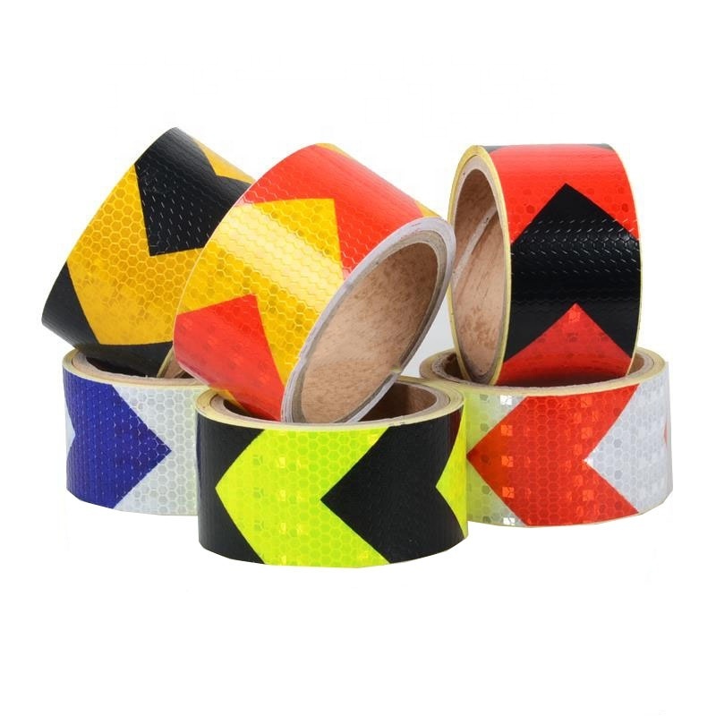 High visibility flame retardant warning safety strip retro reflective material products fabric tape