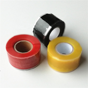 Gas pipe leak seal silicone amalgamating self-fusing rubber repair rescue tape