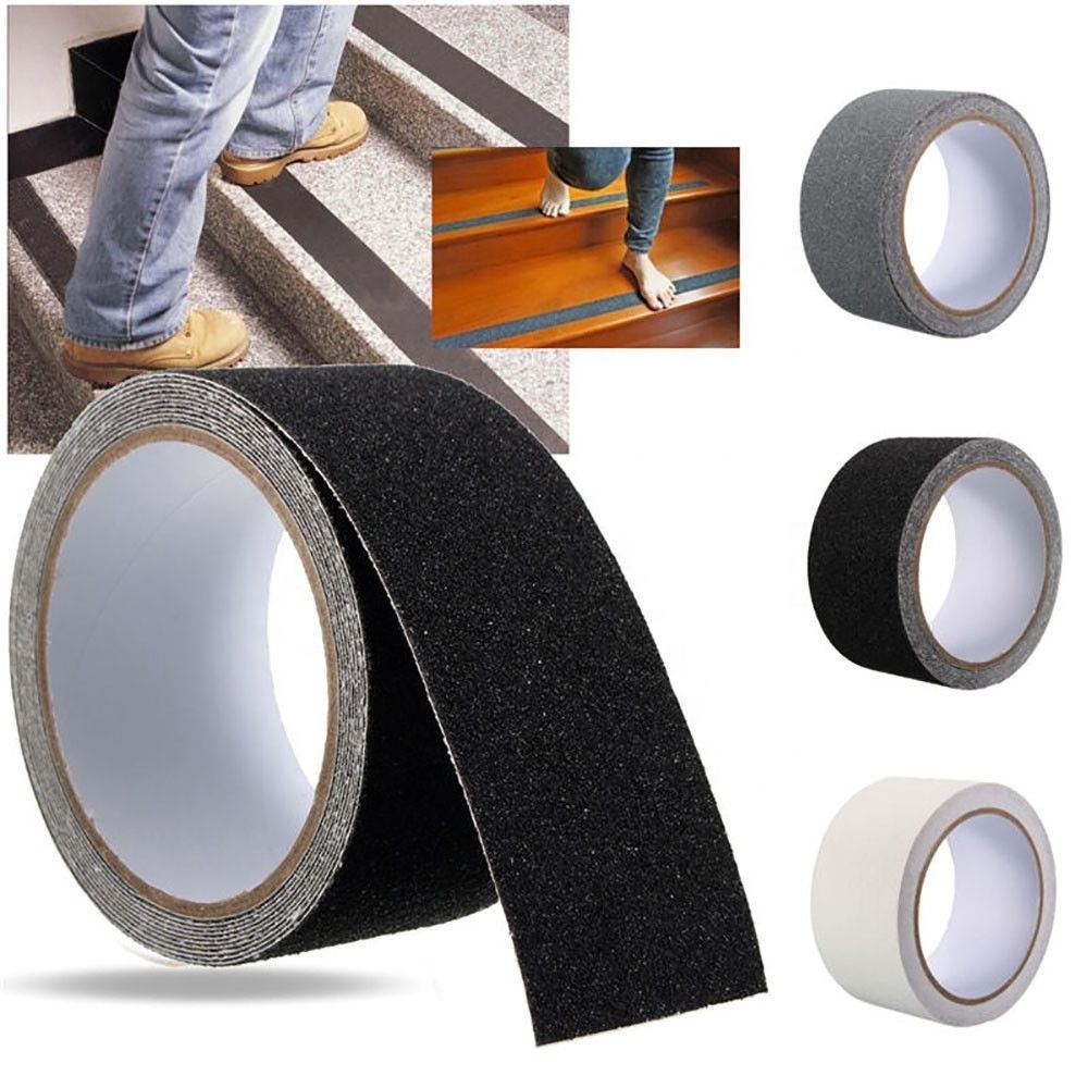 Solvent Glue Black Wholesale Skateboard Waterproof Safety Walk Strong Adhesive Anti Slip Tape