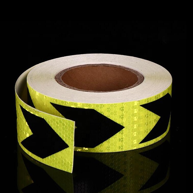 High visibility flame retardant warning safety strip retro reflective material products fabric tape