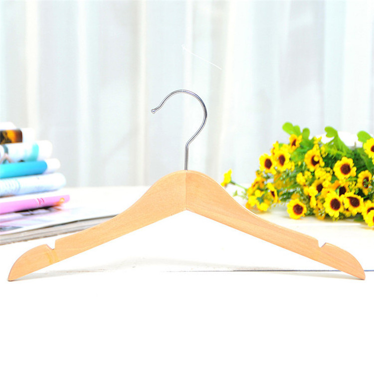 Hot Selling Non Slip Wooden Kids Hanger Children Hangers Wholesale