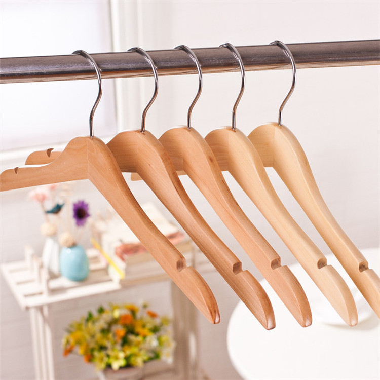 Hot Selling Non Slip Wooden Kids Hanger Children Hangers Wholesale