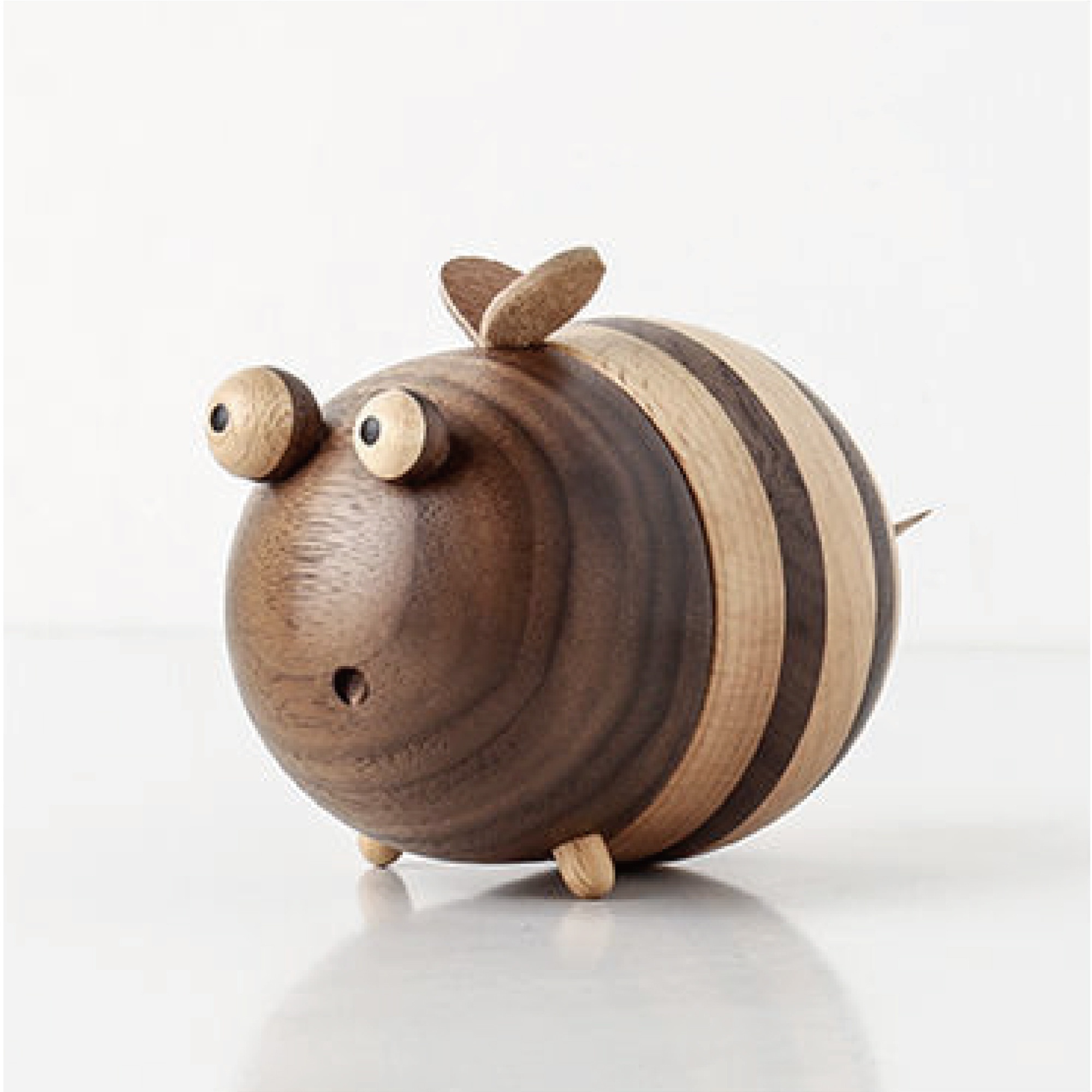 Wood Toothpick Holder Dispenser Bee Decor Desk Decor Storage Case Toothpick Box Holder