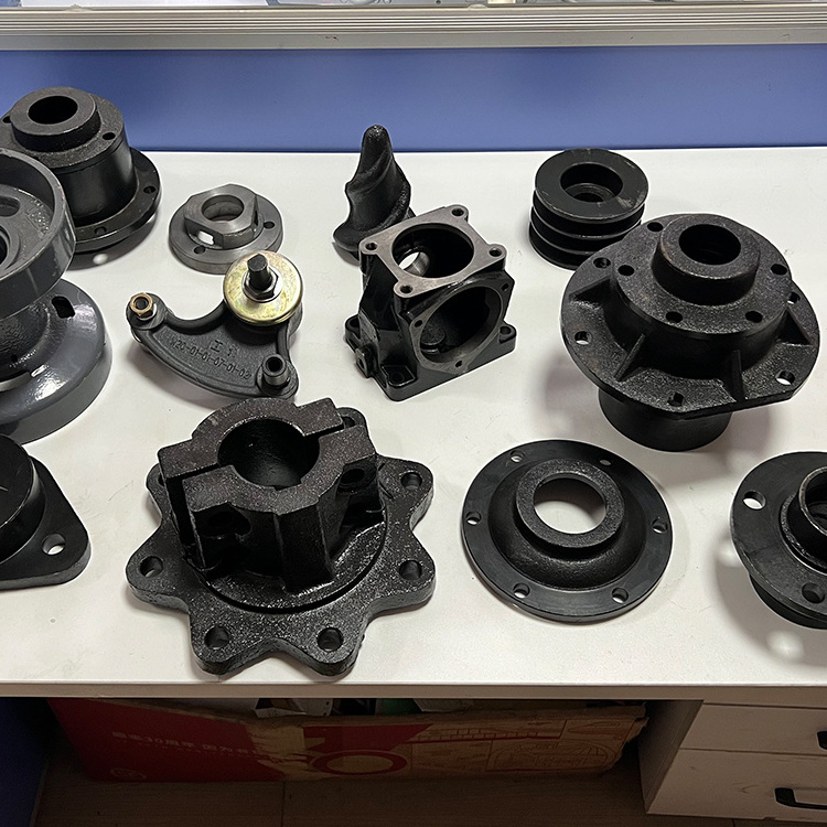 Factory high quality custom OEM flange cast iron sand cast roller machined parts ductile iron parts