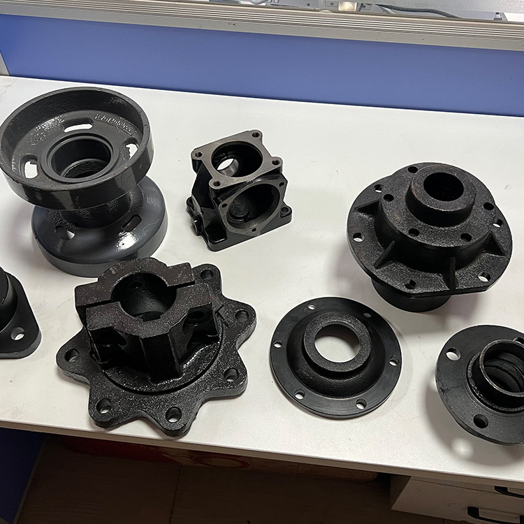 Factory high quality custom OEM flange cast iron sand cast roller machined parts ductile iron parts