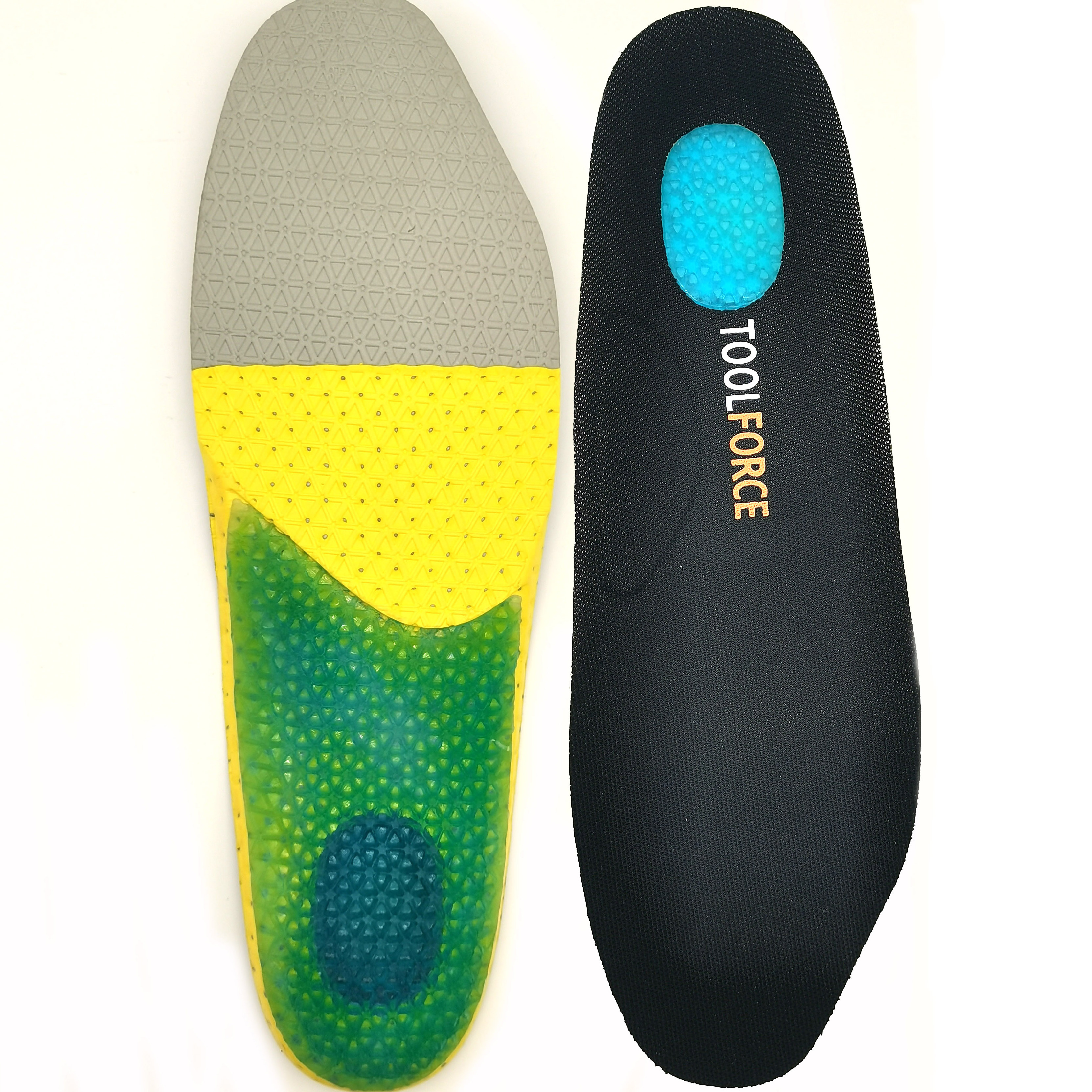 Thickened Silicone Insoles with High Stretch Free Cutting Cushioning and Damping Motion Silicone Insoles for Shoes