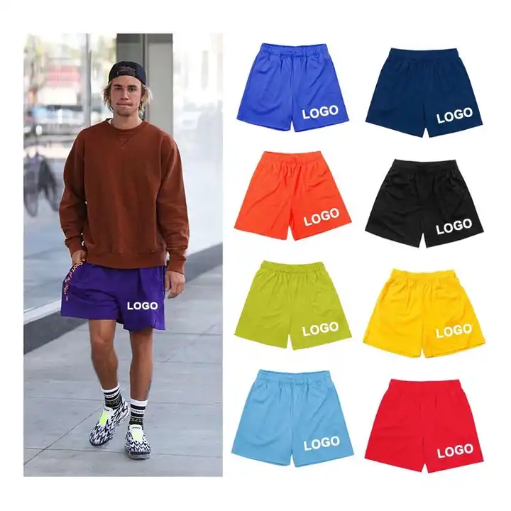 ODM Sublimation Plain Polyester Street Wear 5 Inch Inseam Plus Size Gym Blank Basketball Custom Mesh Men'S Shorts