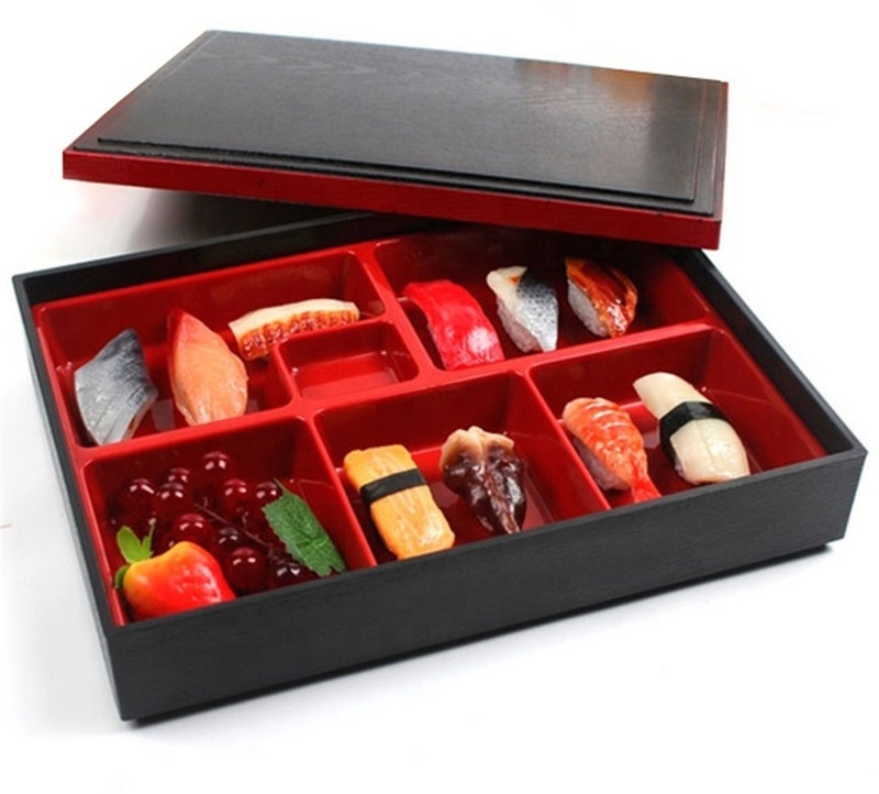 Rice Sushi Catering Compartments Portable  Food Container Bento Box Japanese Lunch Boxes