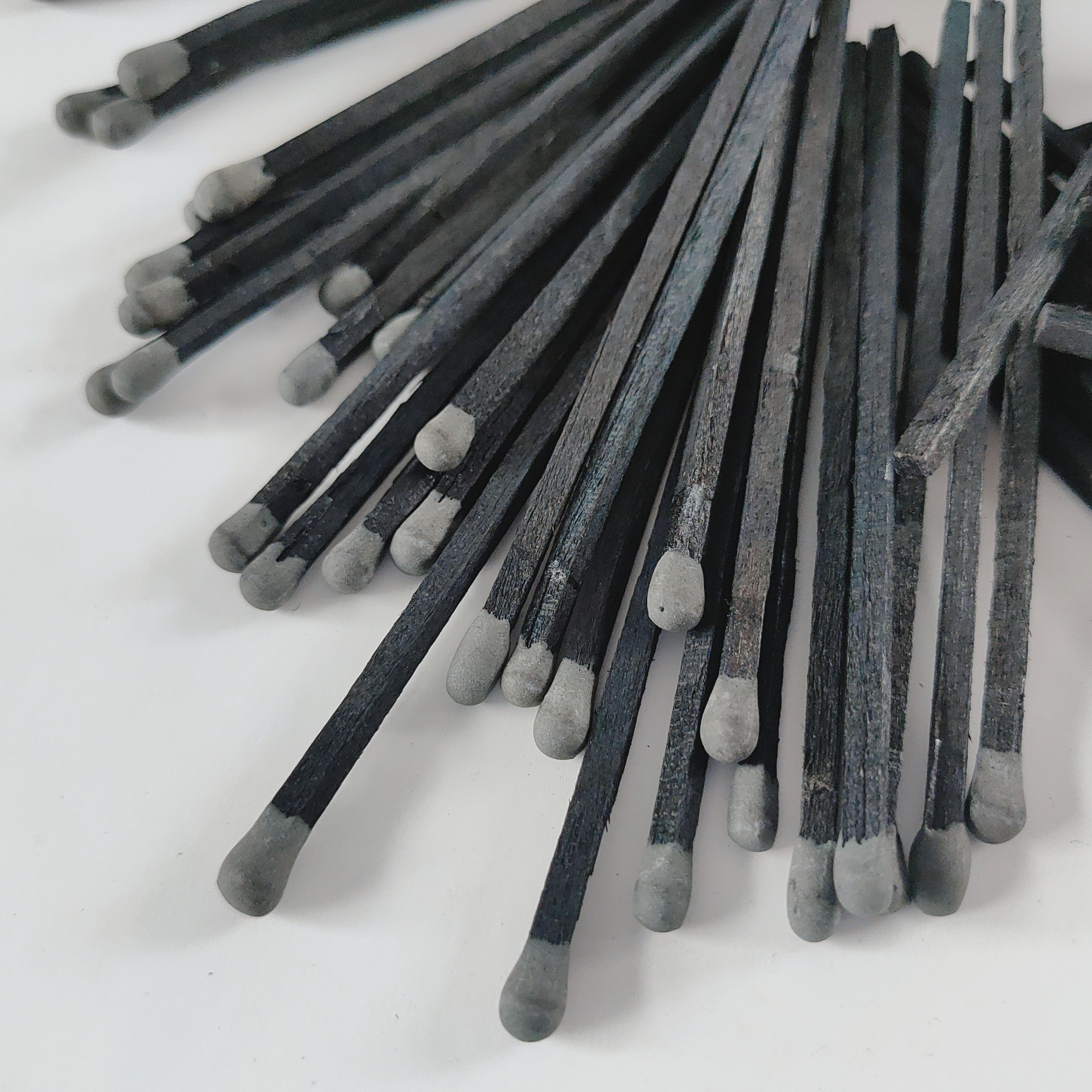 4 inch black sticks black tip matches in bulk long match sticks for household