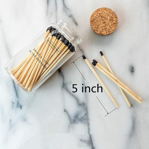 long safety wholesale price customize prompt matcn sticks high quality tip packing household wooden 5 inch matches