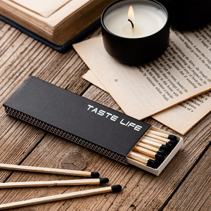 Classic black box high-value matches lighting cigars anti-scalding safe home aromatherapy 12 sticks of wood-stalked matches