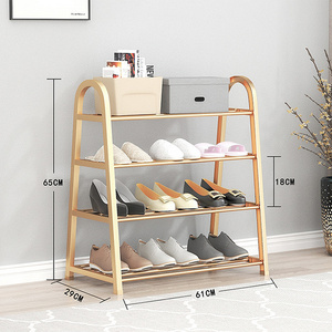 Home Storage Entrance Corner 3 Tier Metal Wire Shoes Rack