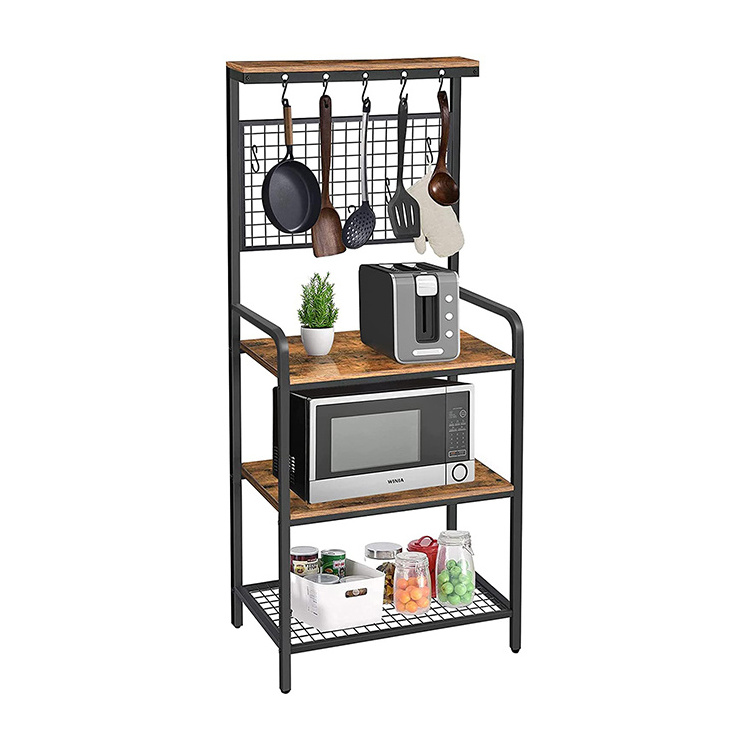 Home Kitchen Soy Sauce Iron Art Metal Shelf Organizing Storage Rack, Organizer For Kitchen