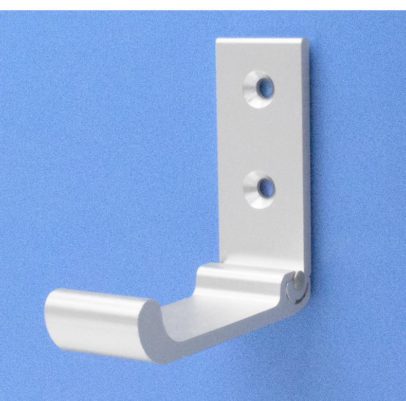 Self Adhesive Hooks 304 Stainless Steel No Drilling Waterproof Oilproof Black Towel Hook Wall Hooks