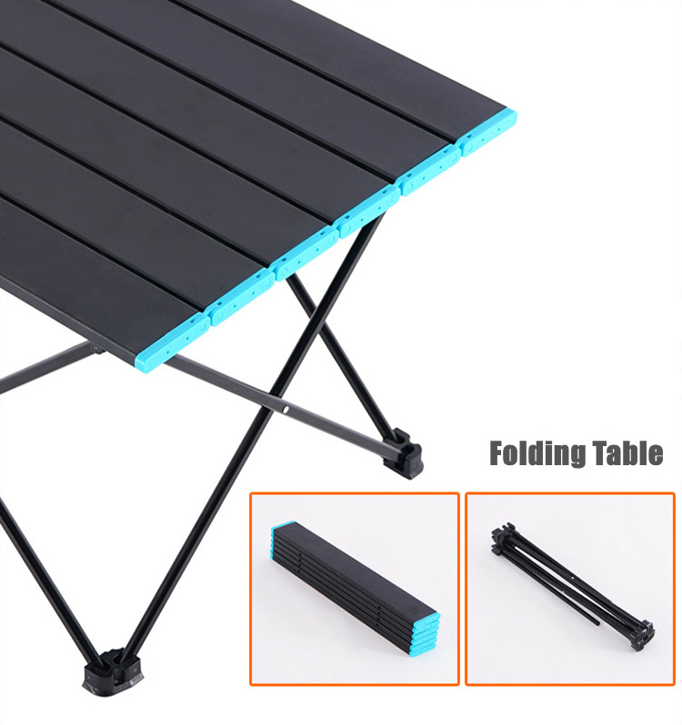 Portable Modern Outdoor Aluminum Folding Table Suitable Multiple Scenarios Everyday Picnic And Garden Party Folding Table