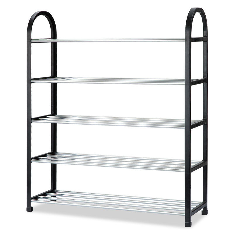 Metal Tower 30-pair Storage Organizer Unit Entryway thin Shelf Cabinet Shoe Rack With 5 Tiers Durable Metal