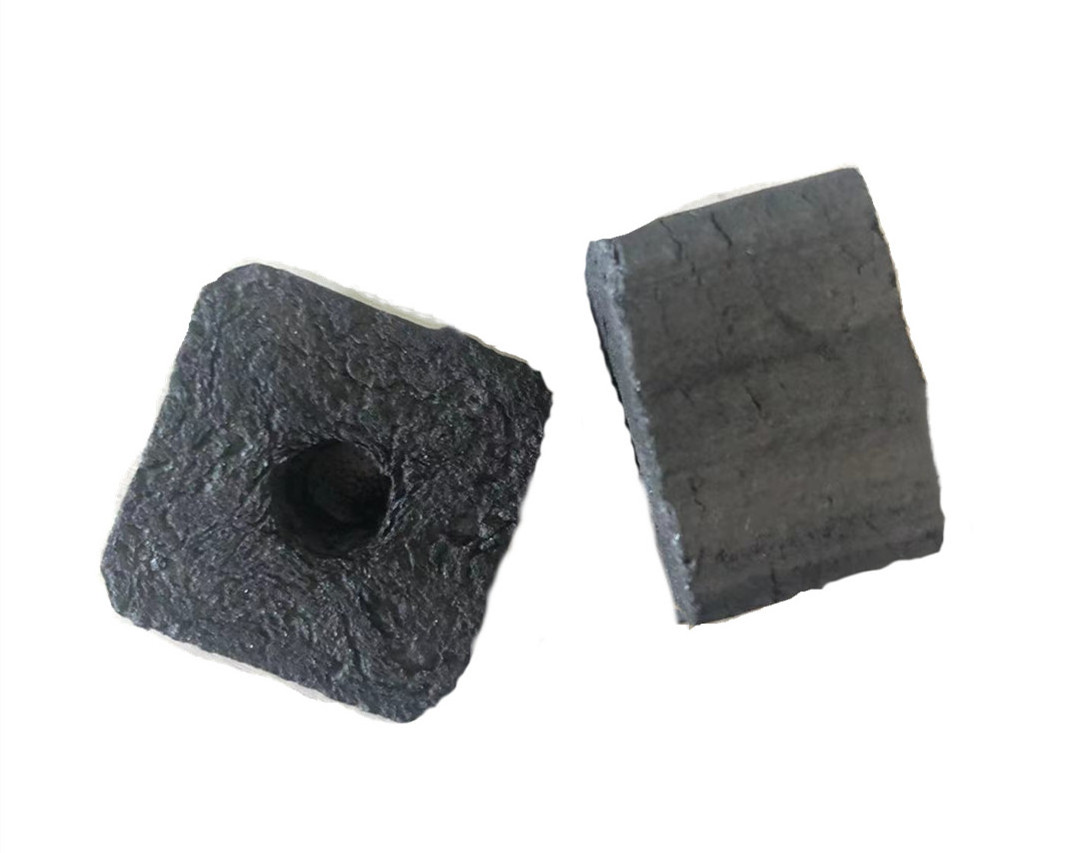 HongQiang White ash Cutting Briquettes Square bamboo Charcoal Iraq shisha hookah coal 9kg 12kg