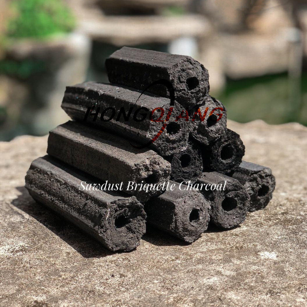 HongQiang Charcoal For Barbecue Hexagonal High Quality Used Charcoal For Cooking