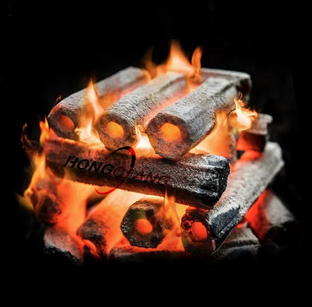 HongQiang Charcoal For Barbecue Hexagonal High Quality Used Charcoal For Cooking