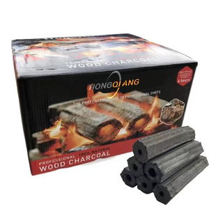 HongQiang Charcoal For Barbecue Hexagonal High Quality Used Charcoal For Cooking