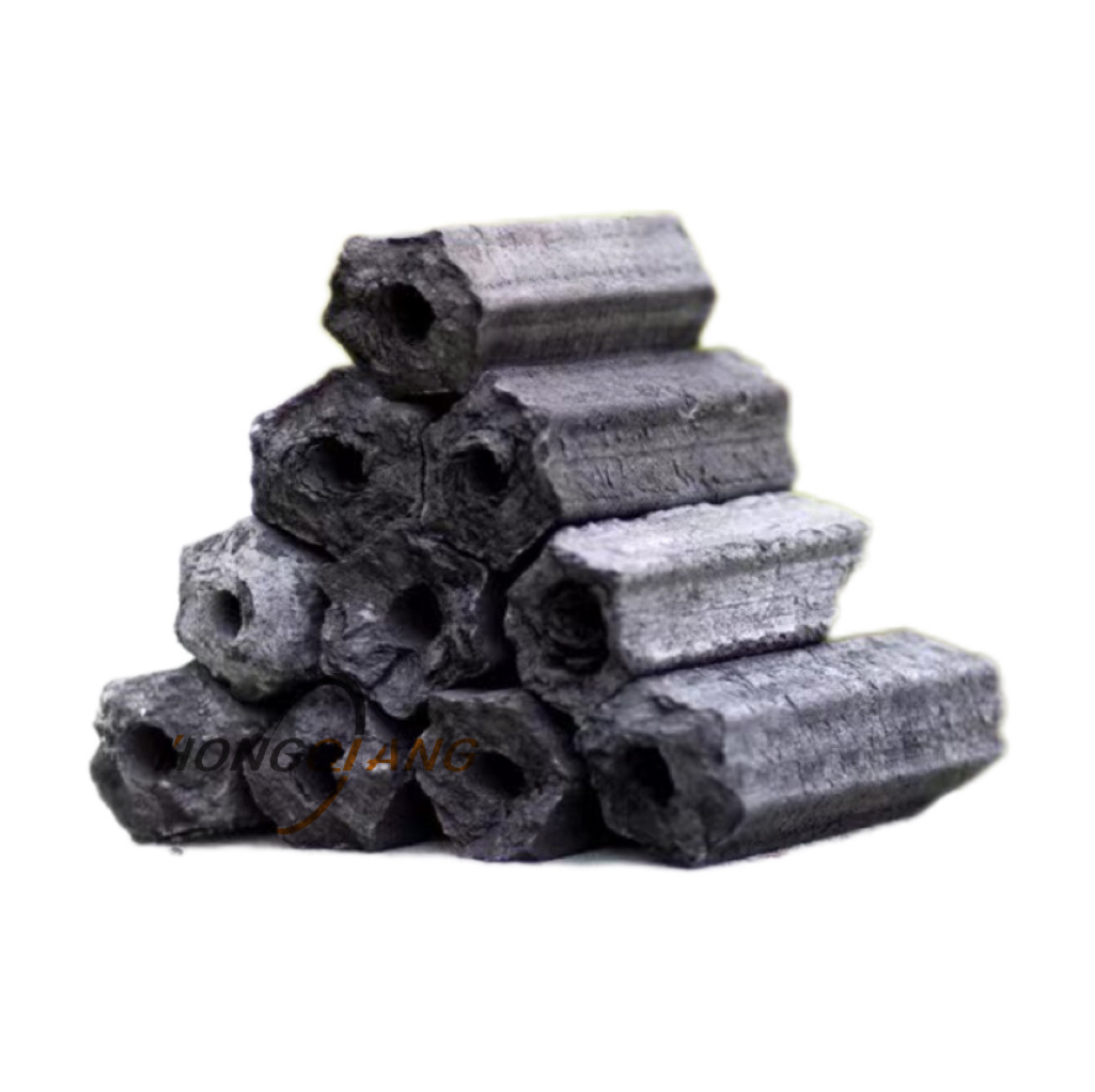 Hongqiang Charcoal For Barbecue Hexagonal Coal High Quality Used Carbon For BBQ