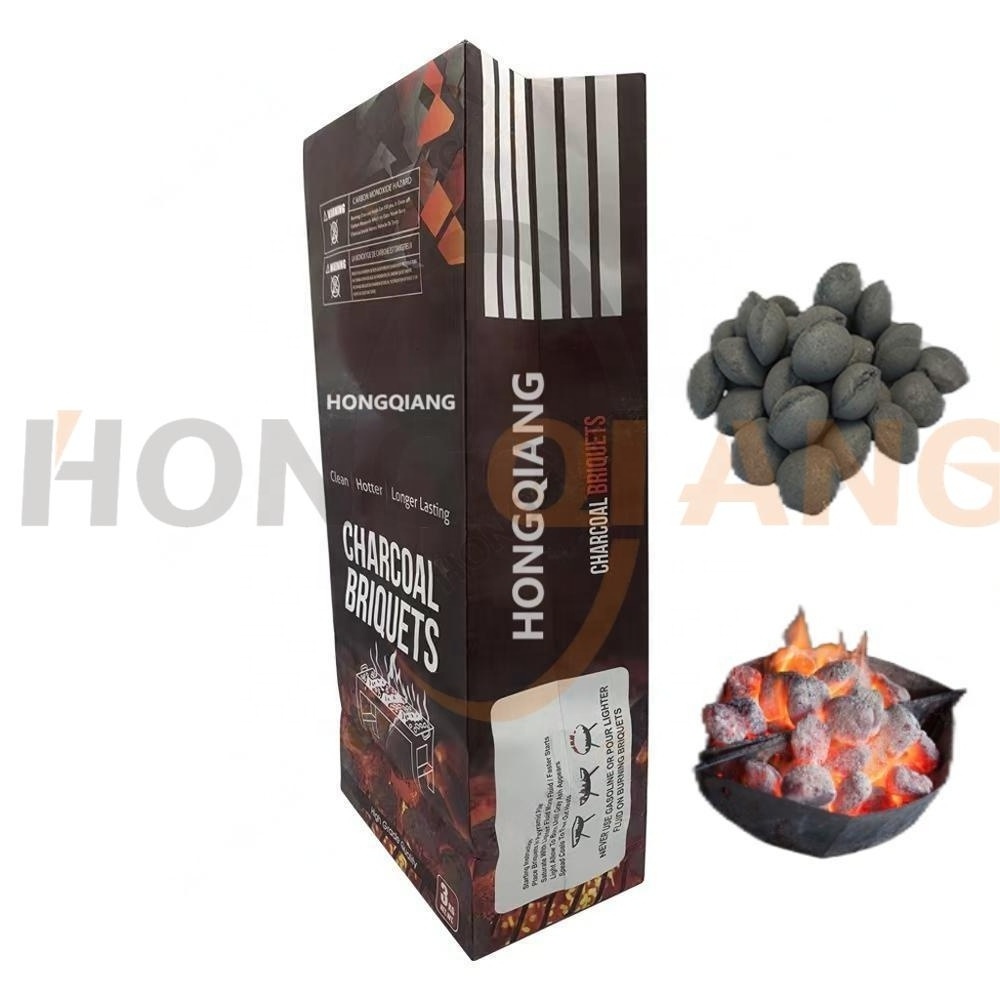 HONGQIANG DOUBLE LAYER KRAFT PAPER HIGH QUALITY MORE STRONGER CHARCOAL BAG  FOR BBQ LUMP COAL