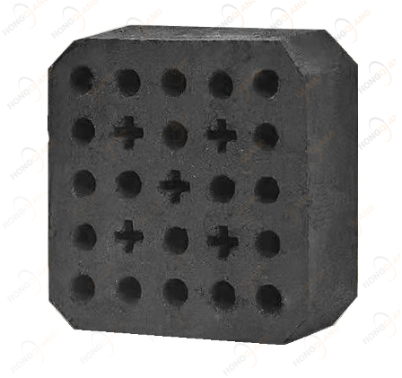 HongQiang BBQ Charcoal Tablets Round Briquette Lump Black Hardwood Fruitwood Honeycomb Coal