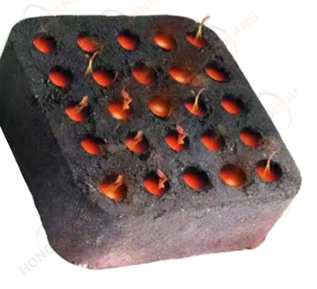 HongQiang BBQ Charcoal Tablets Round Briquette Lump Black Hardwood Fruitwood Honeycomb Coal