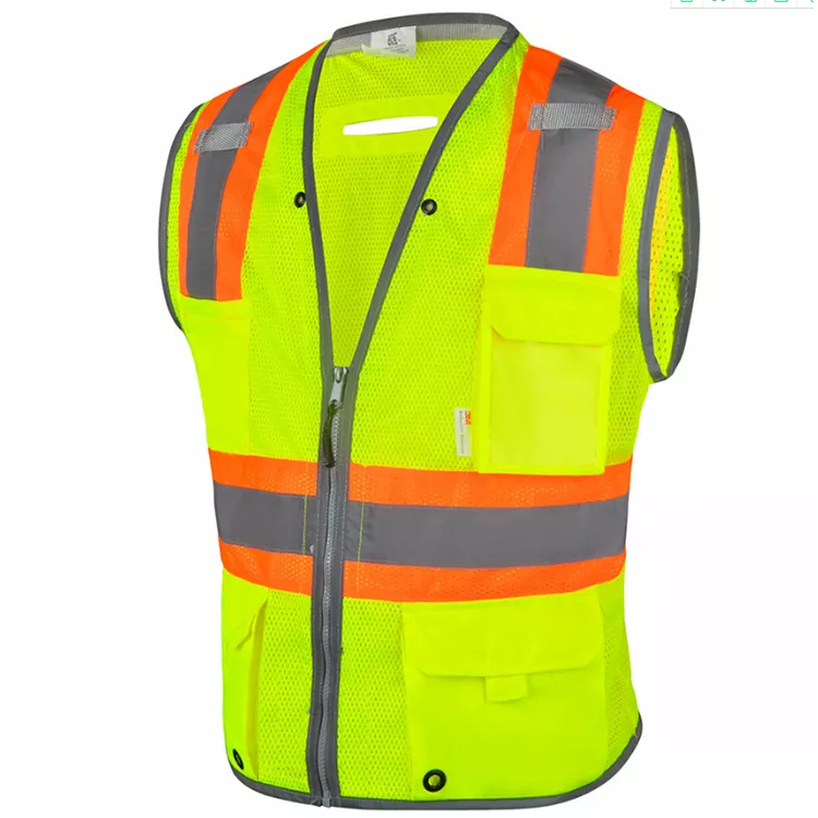 Hot sale Security Vest good quality Customizable safety reflective t shirt High Quality Safety Vest