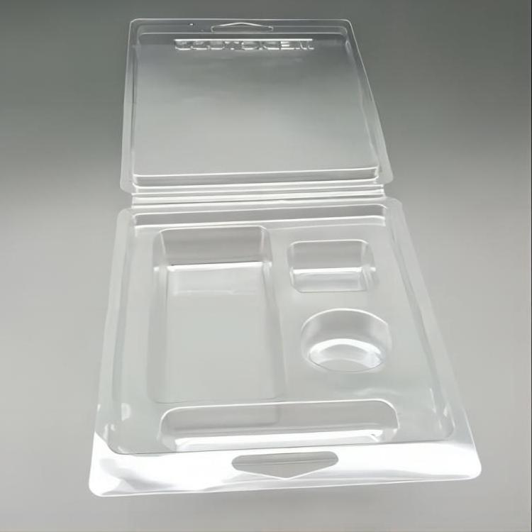 Manufacturer custom recyclable plastic tray pack clam shell blister packaging