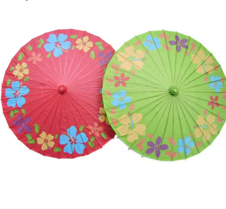 Wholesale outdoor garden decoration wedding umbrella white paper parasol