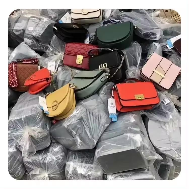 2024 best sale in Africa cheap price stock ladies bags handbag liquidation surplus cancelled stock lots