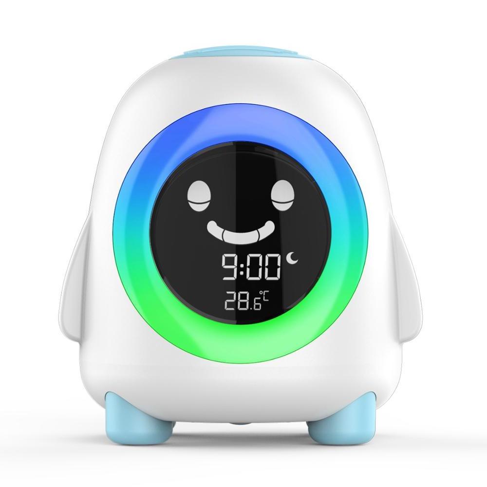 gift  Penguin Design small alarm clock Night Light & Wake Up  Kids smart sleep trainer Digital & Analog-Digital Clocks suppliers