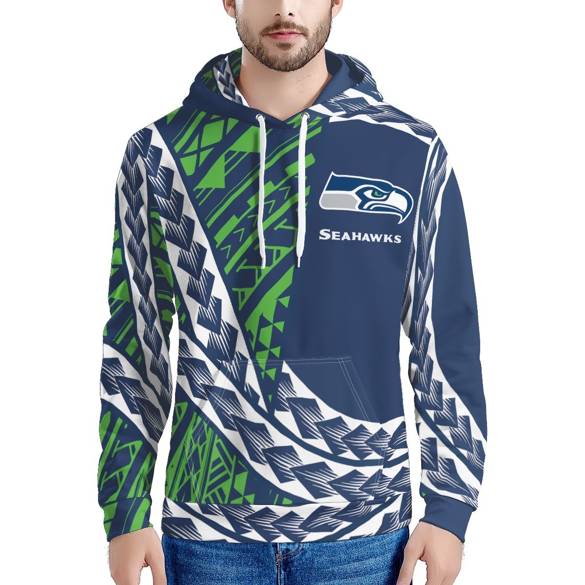 Superior Men's Hoodies Oversized Sweatshirts NFL Jersey Football Baseball Team Hoodies Polynesian Tribal Style Fall Clothing