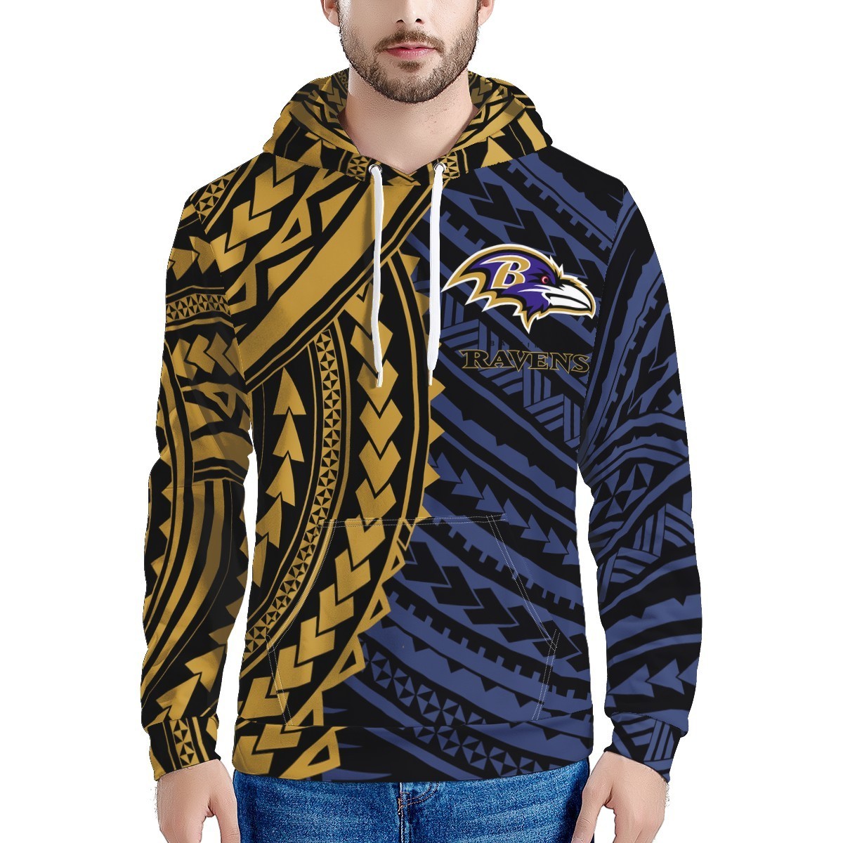 Superior Men's Hoodies Oversized Sweatshirts NFL Jersey Football Baseball Team Hoodies Polynesian Tribal Style Fall Clothing