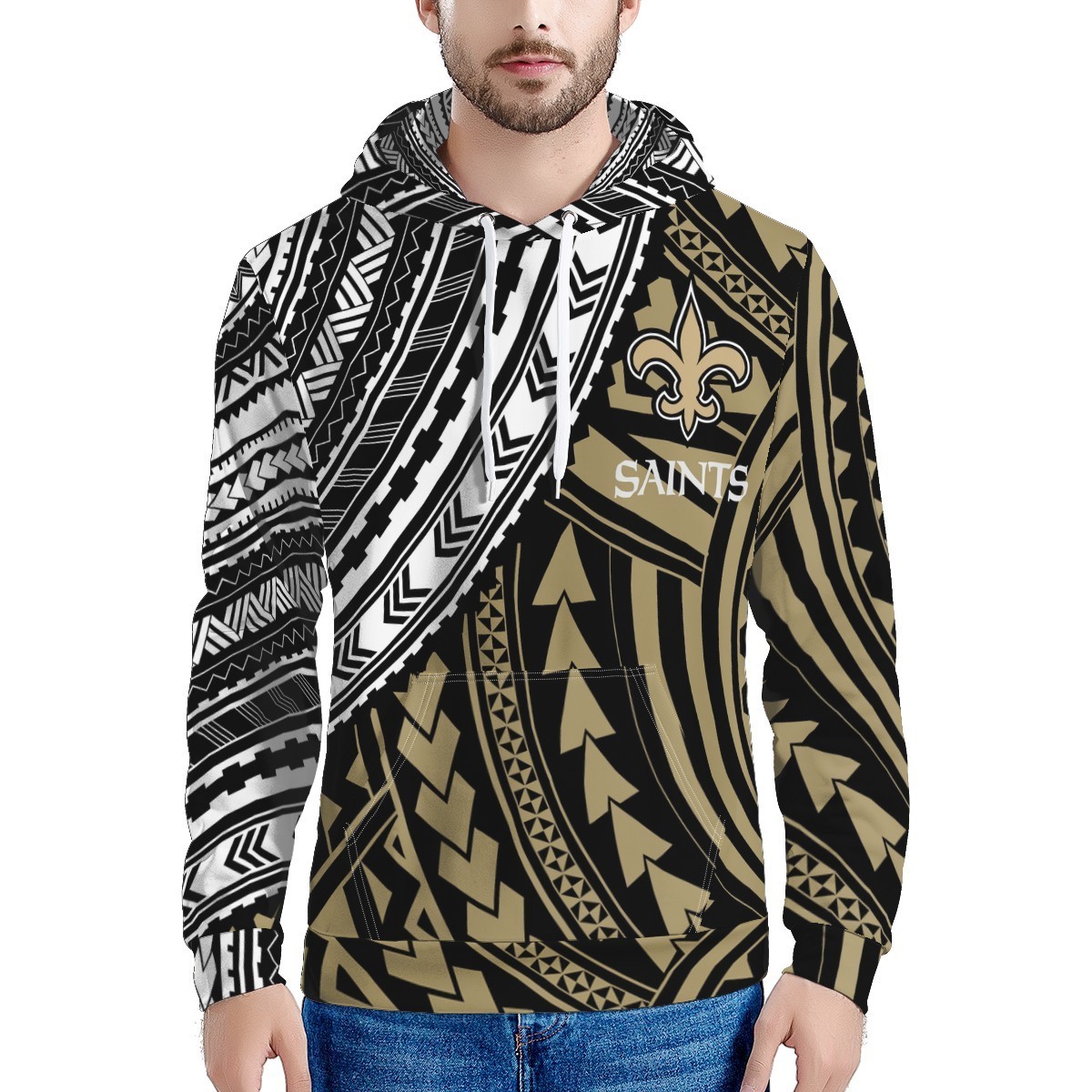 Superior Men's Hoodies Oversized Sweatshirts NFL Jersey Football Baseball Team Hoodies Polynesian Tribal Style Fall Clothing