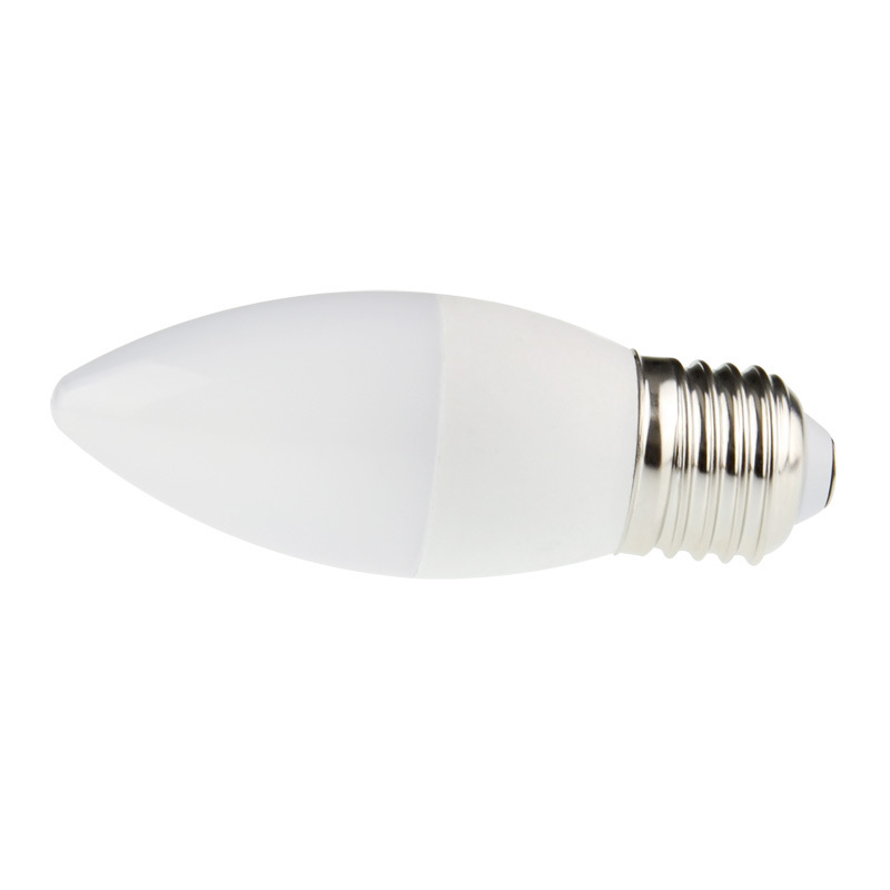 high lumen high life time  led candle bulb  bulbs lamps light 6w c35  plastic aluminum C37 candle bulb