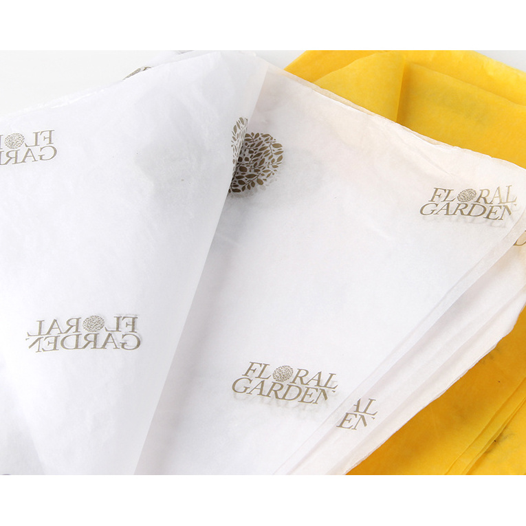 Eco-Friendly Custom Print Cute Logo Wrapping Roll Tissue Paper