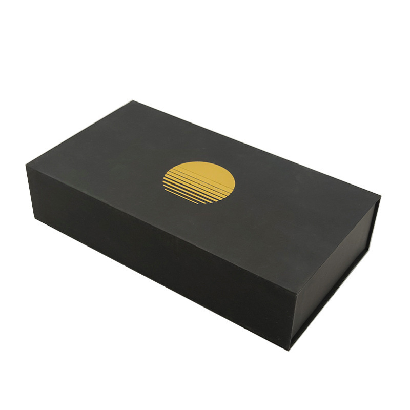 Black Box Packaging with Logo Craft Paper Box Wholesale Custom Packaging