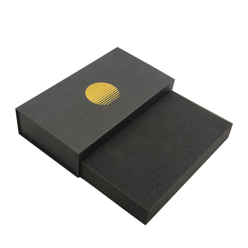 Black Box Packaging with Logo Craft Paper Box Wholesale Custom Packaging