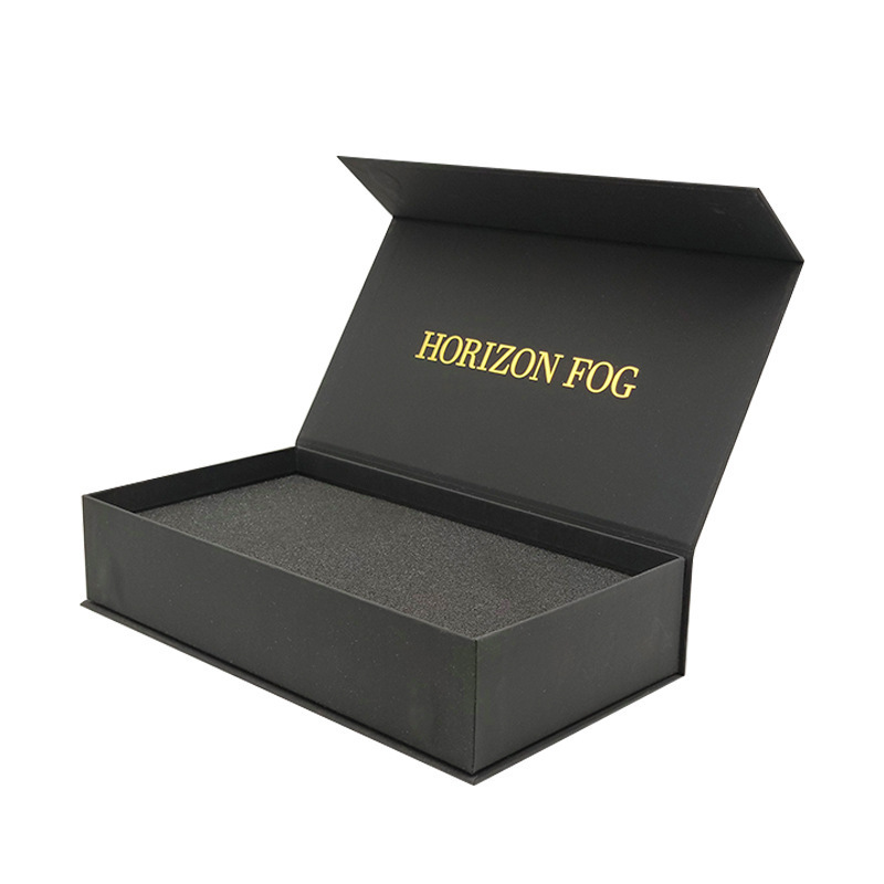 Black Box Packaging with Logo Craft Paper Box Wholesale Custom Packaging