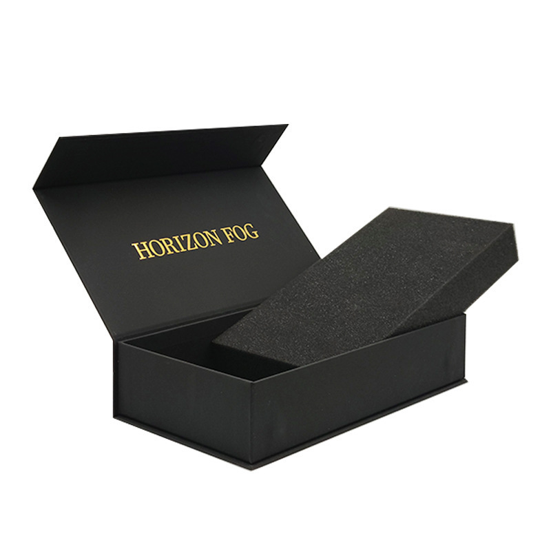 Black Box Packaging with Logo Craft Paper Box Wholesale Custom Packaging