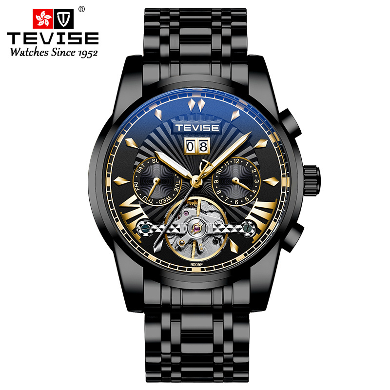 TEVISE 9005 Fashion luxury Watch men's wristwatches Automatic mechanical watch