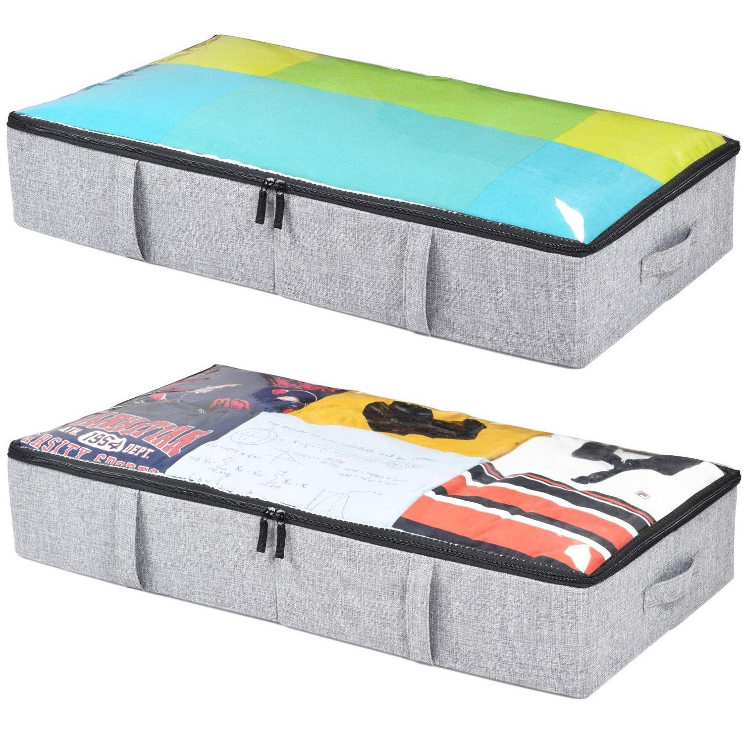 storage box organizer Underbed Storage Containers Blankets and Shoes Underbed Storage Containers