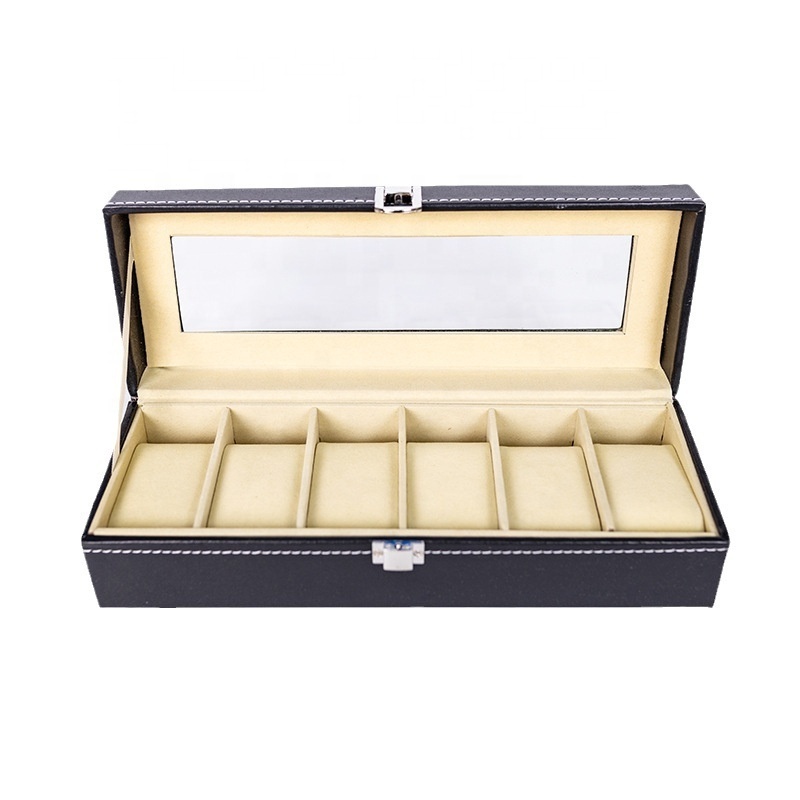 wholesale watch storage box 6/10/12/ Slots Watch Organizer Gift box Storage Case Wood Watch Box case