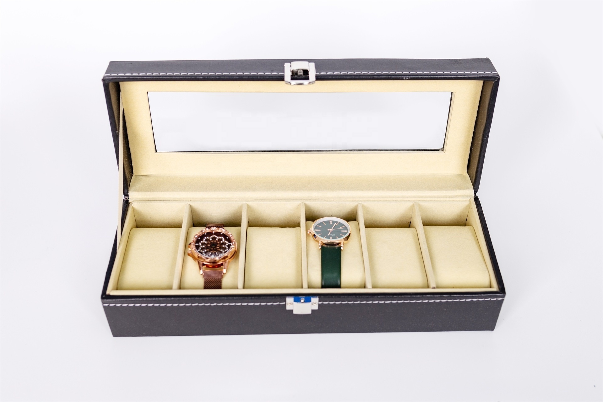 wholesale watch storage box 6/10/12/ Slots Watch Organizer Gift box Storage Case Wood Watch Box case