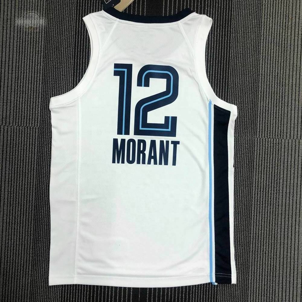 Ja 12 Morant Grizzlie Basketball Jerseys 75th Vintage Mike 10 Bibby Abdur-rahim 50 Reeves Memphis Jersey