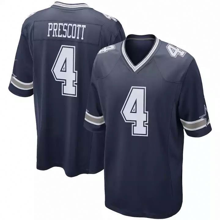 American Dallas City Cowboy Dak Prescott CeeDee Lamb Ezekiel Elliott Trevon Diggs High Quality Stitched Football Jerseys