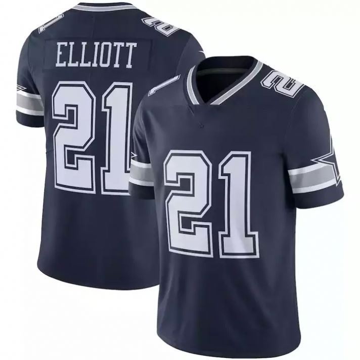 American Dallas City Cowboy Dak Prescott CeeDee Lamb Ezekiel Elliott Trevon Diggs High Quality Stitched Football Jerseys