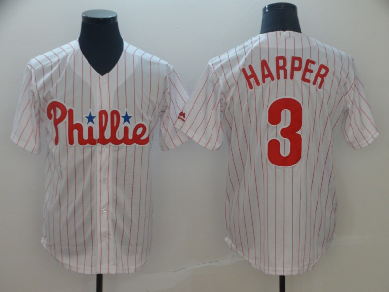 Wholesale Hot Sale New Season Philadelphia Phillie 10 Realmuto 3 Harper 17 Hoskins Stitched High Quality Baseball Jersey